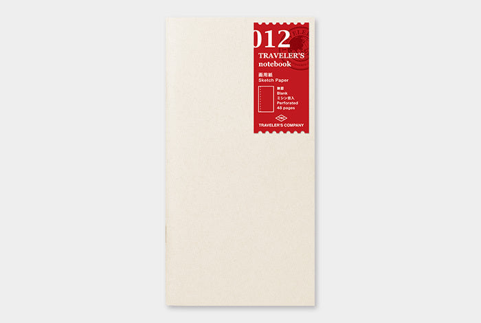 TRAVELER'S notebook Refill- Regular Size Sketch Notebook